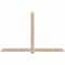 Ekena Millwork Eugene Smooth Timber Gable Bracket, Douglas Fir, 108"W x 68"H x 5 1/2"D x 5 1/2"F, 15/12 Pitch GBW108X68X0606EUG00SDF - alternate 1
